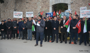 SİNOP'TA FİLİSTİN İÇİN GIYABİ CENAZE NAMAZI KILINDI!