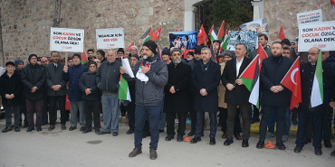 SİNOP'TA FİLİSTİN İÇİN GIYABİ CENAZE NAMAZI KILINDI!