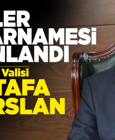 Sinop Valiliğine Mustafa Özarslan atandı