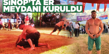Sinop Sazlı Akbaş Güreş Festivalinde Deveci başpehlivan oldu