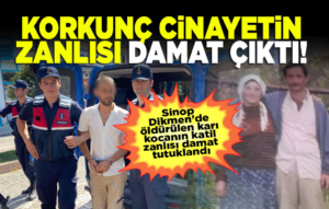 Sinop Dikmen'deki korkunç cinayetin zanlısı Damat çıktı!