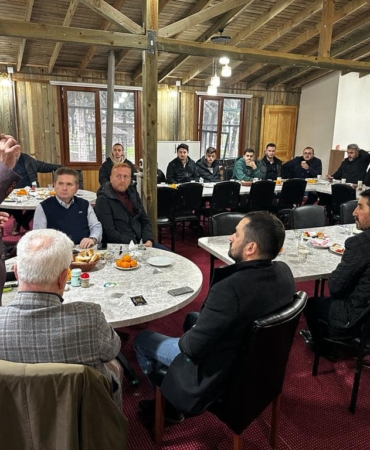 Başkan Rafet Orhan taraftar grubuyla kahvaltıda buluştu