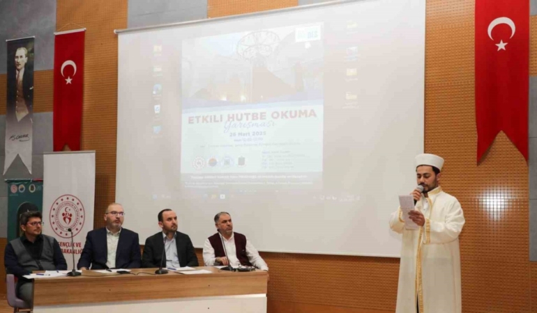 Sinop’ta hutbe okuma yarışması