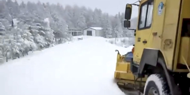 Sinop’ta kar nedeniyle 44 köy yolu ulaşıma kapandı