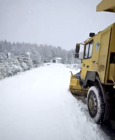 Sinop’ta kar nedeniyle 44 köy yolu ulaşıma kapandı