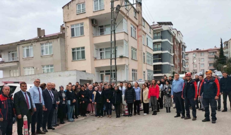 Sinop’ta yangın tatbikatı