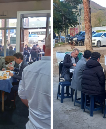 Asırlık bayram geleneği Tangal köyünde yaşatıldı