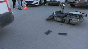 Trafik kazasında 2 kişi yaralandı