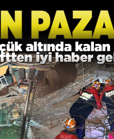 Göçük altında kalan karı-koca kurtarıldı