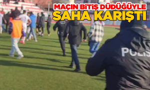 Sinopspor maçında tansiyon yükseldi