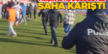 Sinopspor maçında tansiyon yükseldi