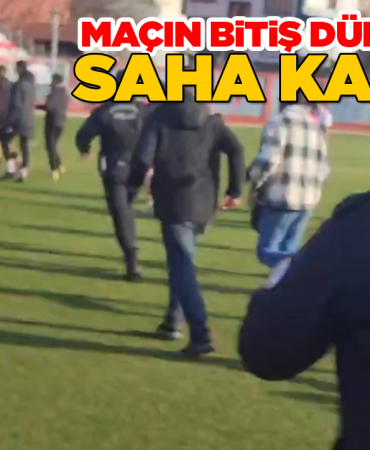 Sinopspor maçında tansiyon yükseldi