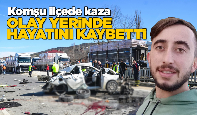 Otomobil yoldan çıkarak köprünün korkuluklarına çarptı