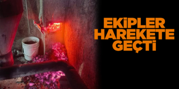 Sinop’ta bina bacasında yangın çıktı