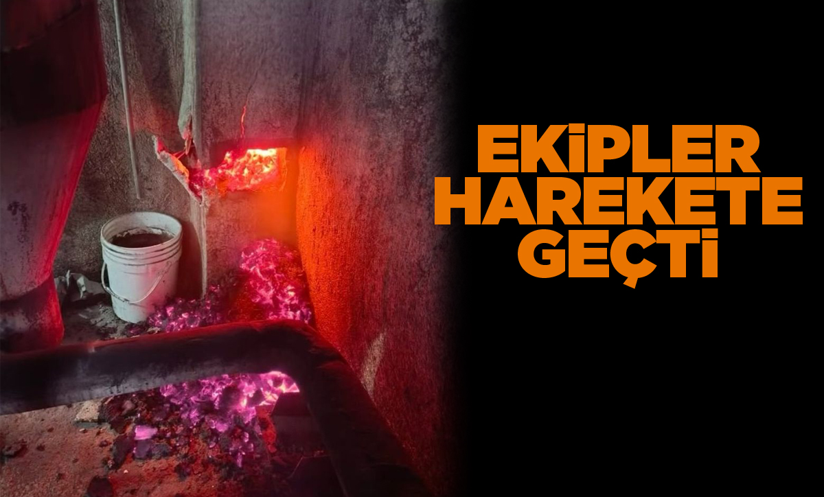 Sinop’ta bina bacasında yangın çıktı