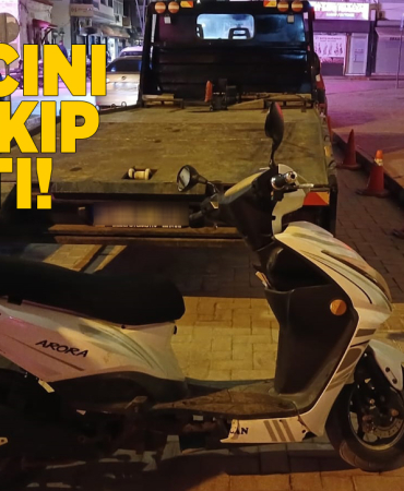 Sinop’ta bir sürücü aracını bırakarak kaçtı