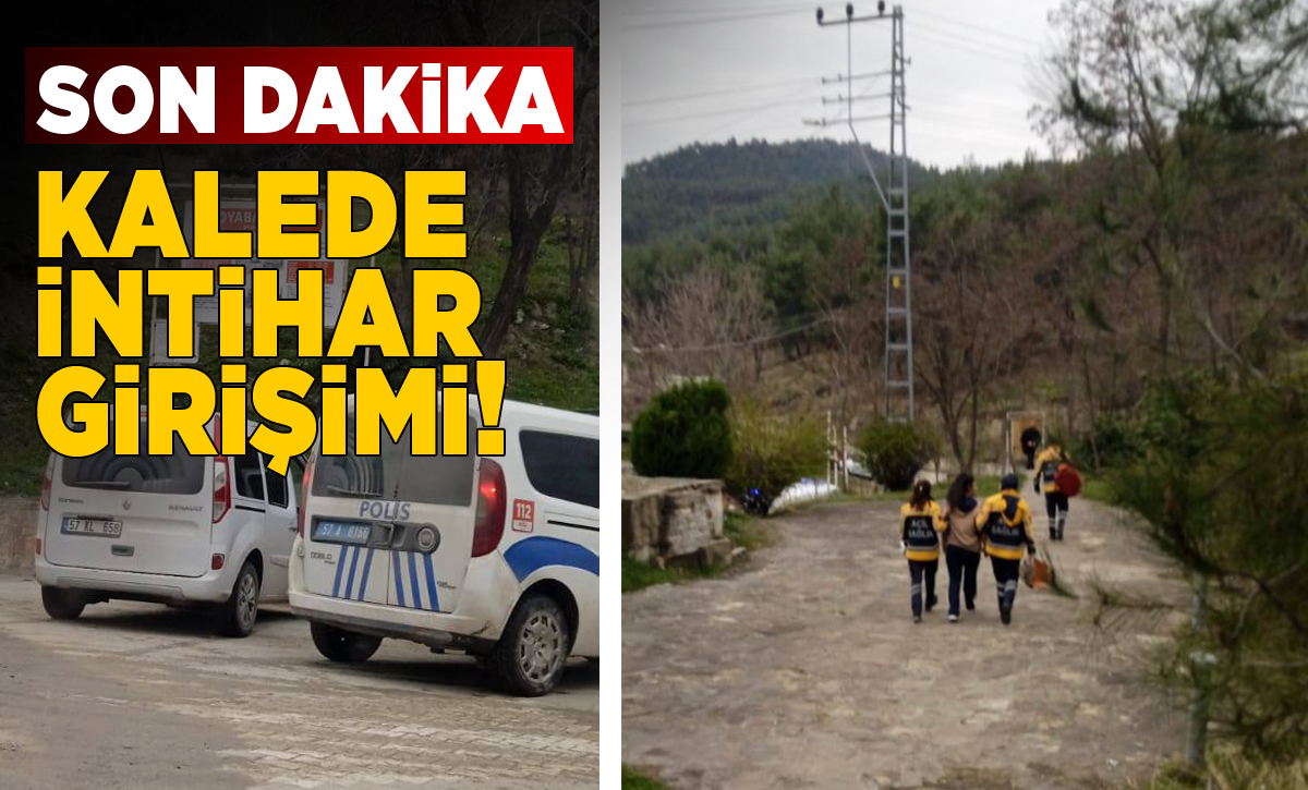Sinop’ta genç kadın hayatına son vermek istedi