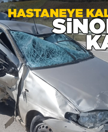 Sinop’ta otomobil yoldan çıktı