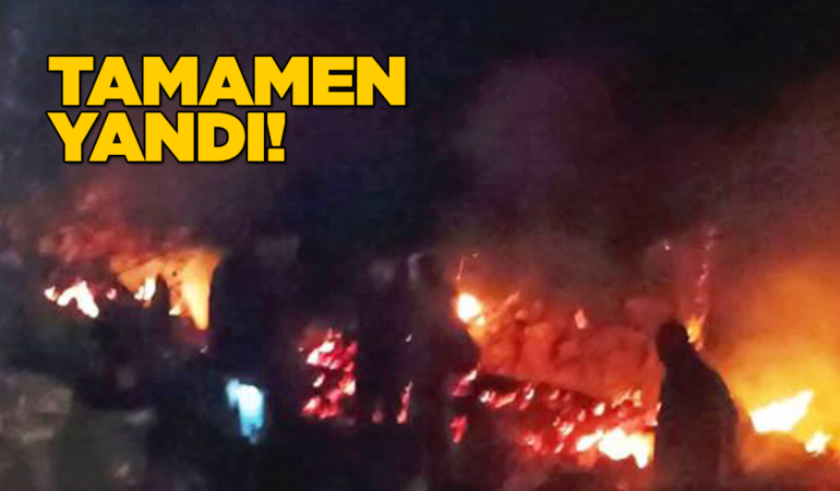 Sinop’ta yayla evinde yangın çıktı