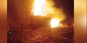 Uludağ'da otel yangını