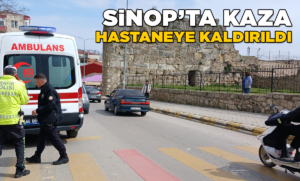 Bebek arabasına çarpmamak için ani fren yaptı