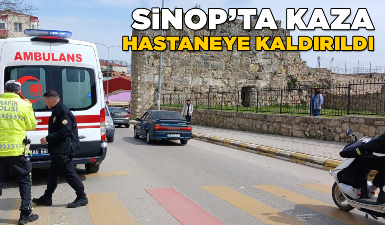 Bebek arabasına çarpmamak için ani fren yaptı