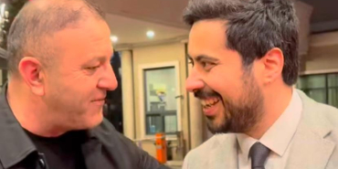 İş insanı Yüksek, Erdoğan taklitleriyle tanınan Nahya ile buluştu