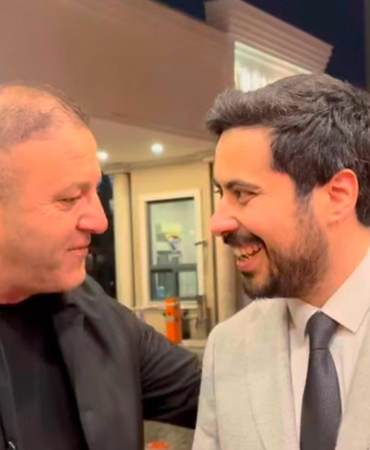 İş insanı Yüksek, Erdoğan taklitleriyle tanınan Nahya ile buluştu