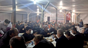 Melikşah köyü sakinleri geleneksel iftar programında buluştu