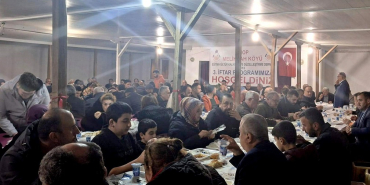 Melikşah köyü sakinleri geleneksel iftar programında buluştu