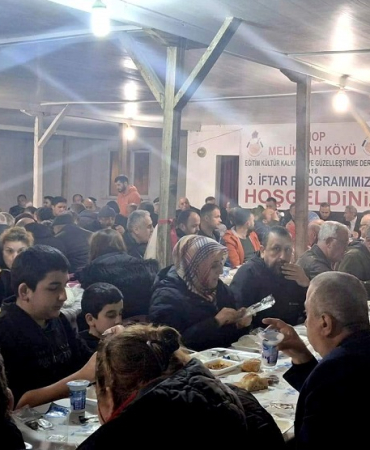 Melikşah köyü sakinleri geleneksel iftar programında buluştu