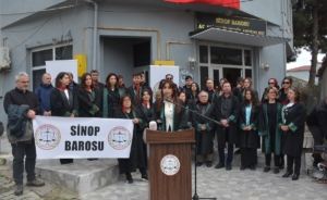 Sinop’tan İstanbul Barosu’na destek açıklaması
