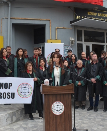 Sinop’tan İstanbul Barosu’na destek açıklaması