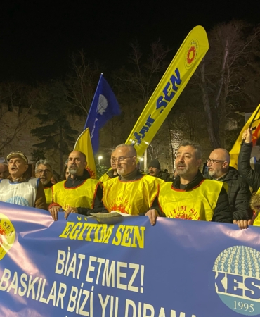 Sinop’ta Eğitim Sen ve KESK’ten basın açıklaması