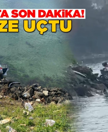 Sinop’ta otomobil denize uçtu
