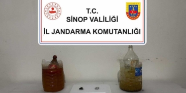 Sinop’un ilçesinde narkotik operasyonu