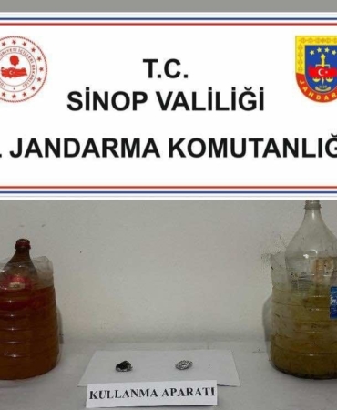 Sinop’un ilçesinde narkotik operasyonu