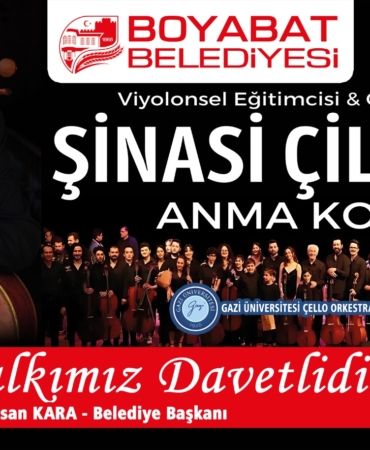 Şinasi Çilden anısına konser verilecek