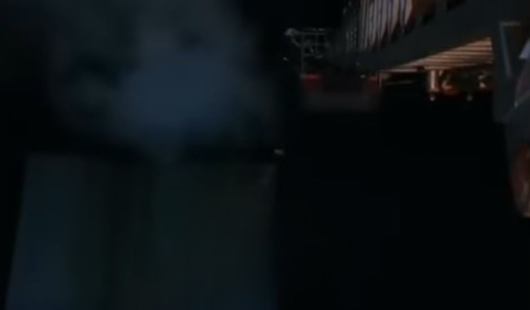 Hastanenin bacasında yangın çıktı