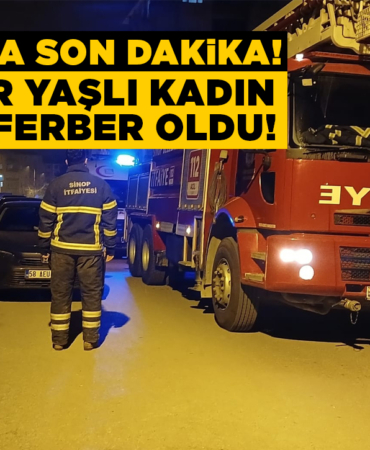Evinde düşen yaşlı kadın operasyonla kurtarıldı