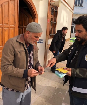 Emniyetten vatandaşlara bilgilendirme broşürü