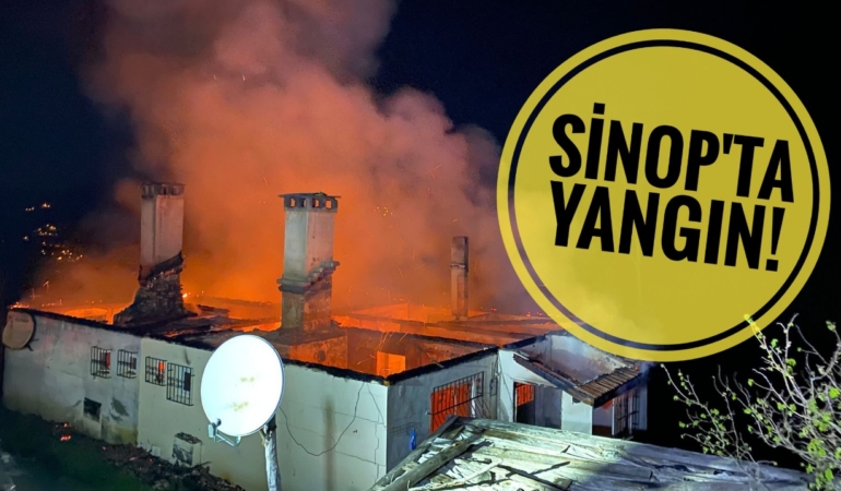Sinop’ta yangın! Ekipler bölgeye sevk edildi