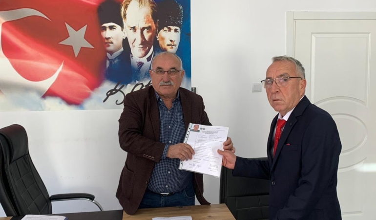 Sarısoy Ayancık Belediye Başkanlığı için aday adayı