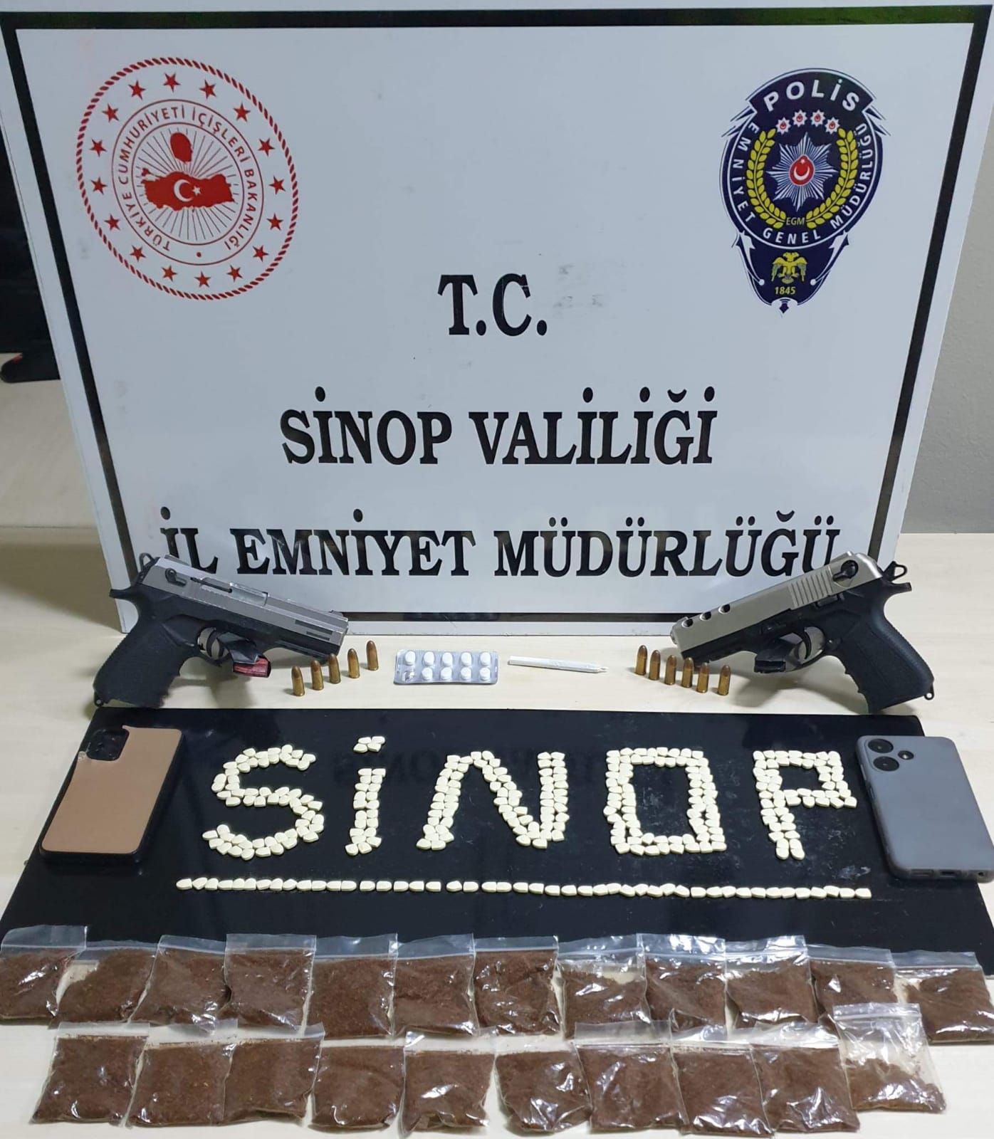 SİNOP’TA ZEHİR OPERASYONU