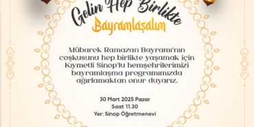 Sinop Valiliğinden bayramlaşma etkinliğine davet