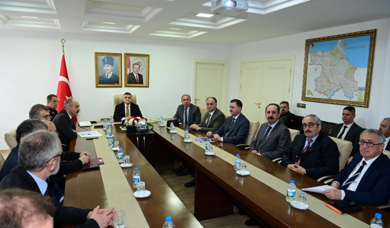 Sinop’ta orman yangını ile mücadele toplantısı