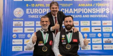 Sinoplu bilardocu Karakurt Avrupa şampiyonu