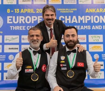 Sinoplu bilardocu Karakurt Avrupa şampiyonu