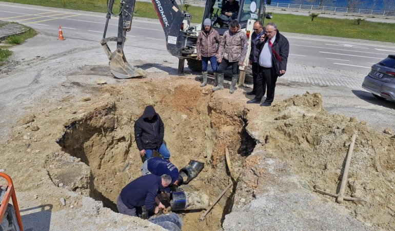 Sinop’ta su kesintisi: Ekipler sahada