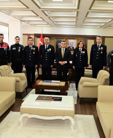 Polis Teşkilatından Vali Özarslan’a ziyaret